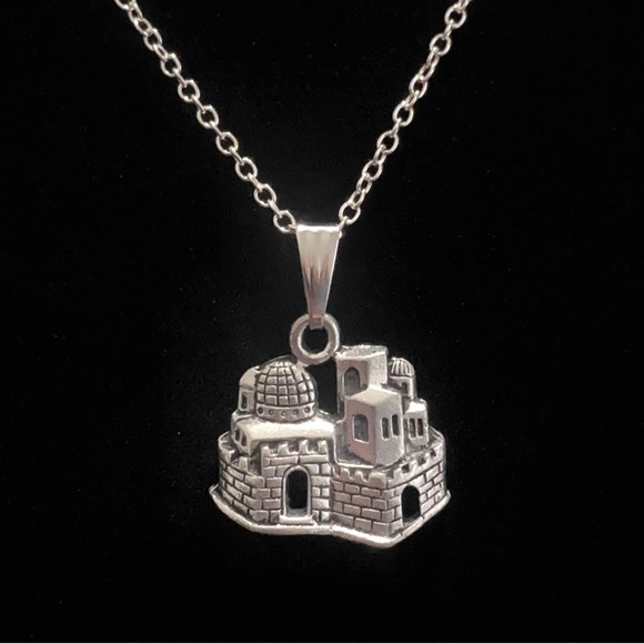 Jerusalem Necklace Jewish Holy Land Israel - Picture 1 of 10